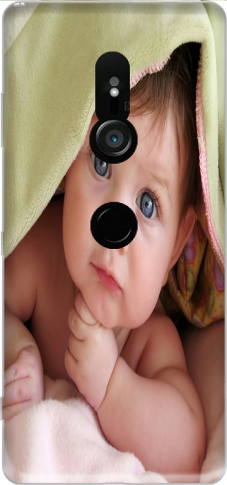 Silicone Sony Xperia XZ3 com imagens baby
