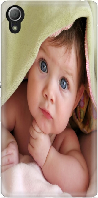 Capa Sony Xperia Z3+ com imagens baby