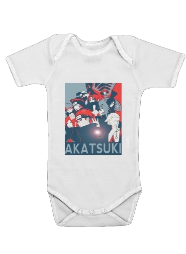  Akatsuki propaganda para bodysuit bebê manga curta