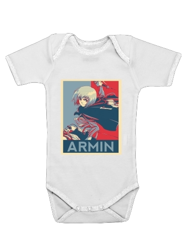  Armin Propaganda para bodysuit bebê manga curta
