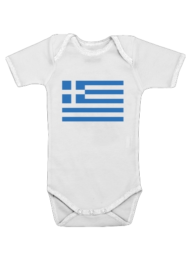  Greece para bodysuit bebê manga curta
