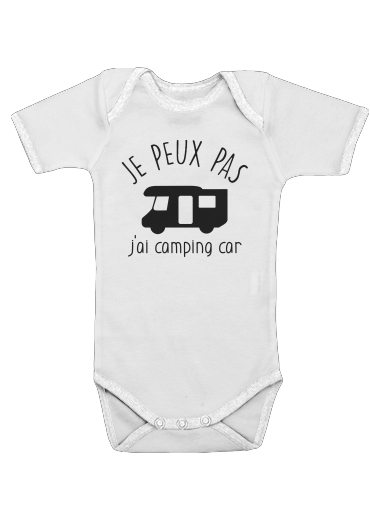  Je peux pas jai camping car para bodysuit bebê manga curta