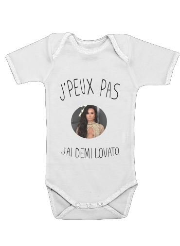  Je peux pas jai Demi Lovato para bodysuit bebê manga curta