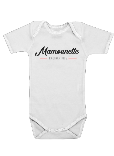  Mamounette Lauthentique para bodysuit bebê manga curta
