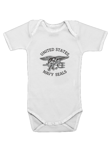  Navy Seal No easy day para bodysuit bebê manga curta