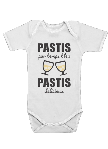 Onesies Baby Pastis par temps bleu Pastis delicieux