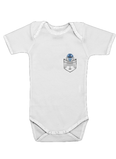  Pocket Collection: R2  para bodysuit bebê manga curta