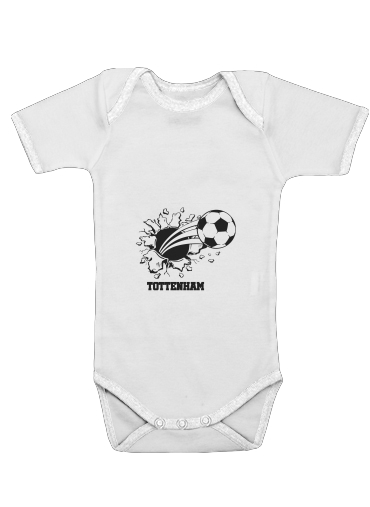  Tottenham Futball Home para bodysuit bebê manga curta