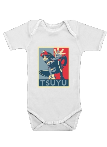  Tsuyu propaganda para bodysuit bebê manga curta
