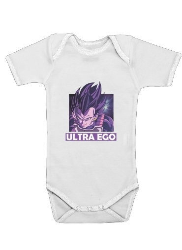  Vegeta Ultra Ego para bodysuit bebê manga curta