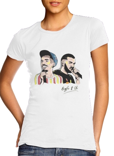  Bigflo et Oli para T-shirt branco das mulheres