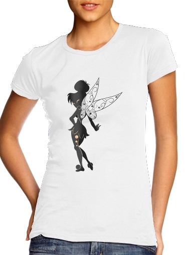  Fairy Of Sun para T-shirt branco das mulheres