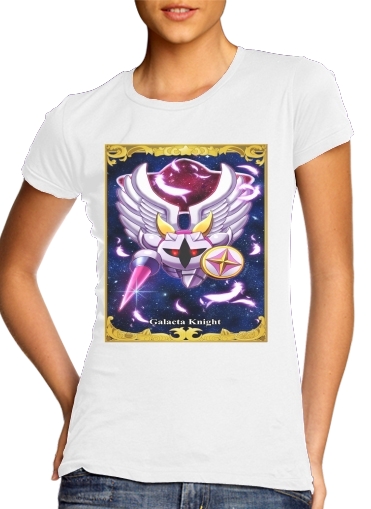  Galacta Knight para T-shirt branco das mulheres