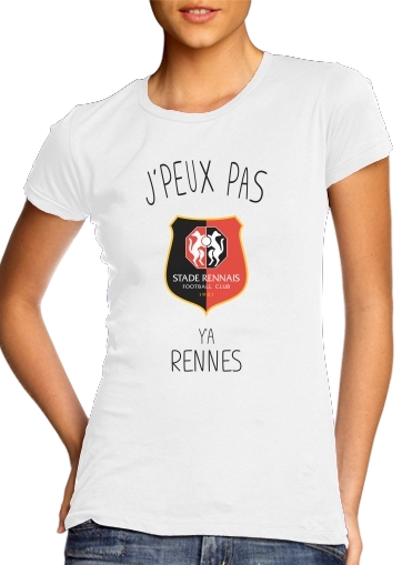  Je peux pas ya Rennes para T-shirt branco das mulheres