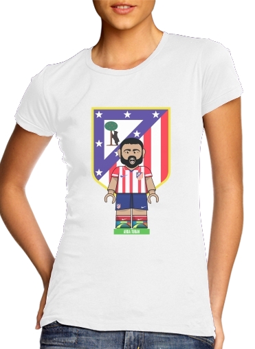  Lego Football: Atletico de Madrid - Arda Turan para T-shirt branco das mulheres
