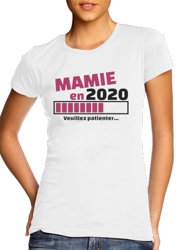  Mamie en 2020 para T-shirt branco das mulheres