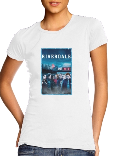  RiverDale Tribute Archie para T-shirt branco das mulheres