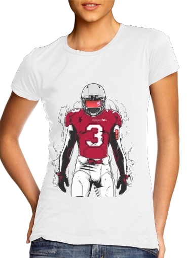  SB L Arizona para T-shirt branco das mulheres