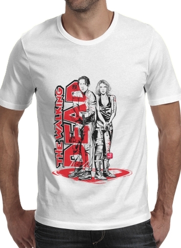  Be my Valentine TWD para Manga curta T-shirt homem em torno do pescoço