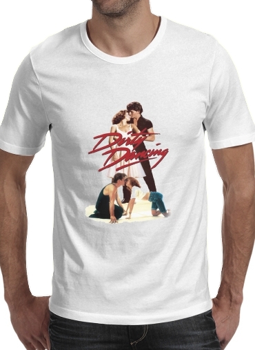  Dirty Dancing para Manga curta T-shirt homem em torno do pescoço