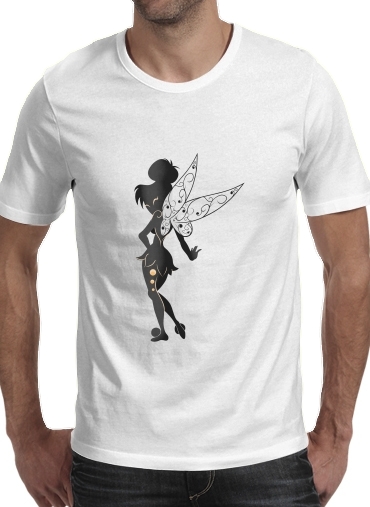  Fairy Of Sun para Manga curta T-shirt homem em torno do pescoço