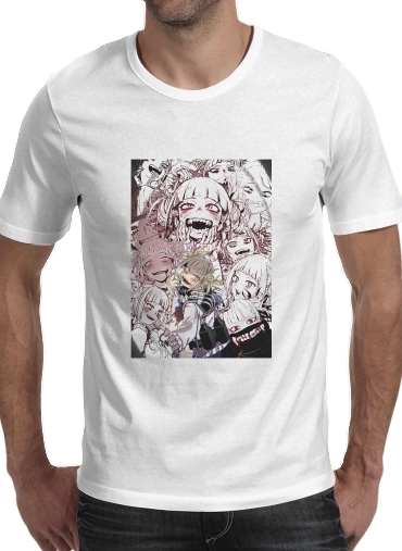  Himiko toga MHA para Manga curta T-shirt homem em torno do pescoço