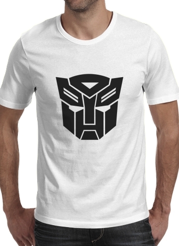  Transformers para Manga curta T-shirt homem em torno do pescoço