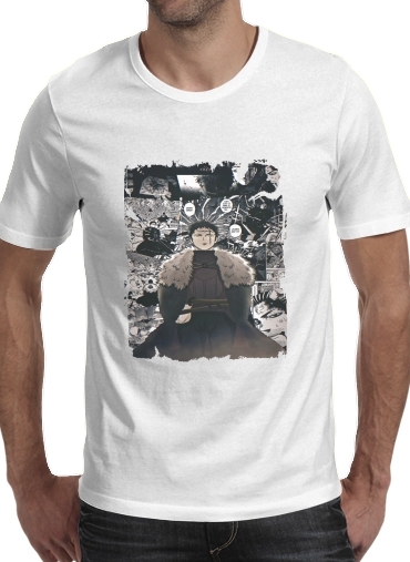  Xenon Black Clover ArtScan para Manga curta T-shirt homem em torno do pescoço