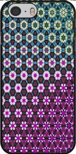 Capa Abstract bright floral geometric pattern teal pink white for Iphone 6 4.7