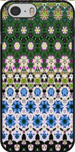 Capa Abstract ethnic floral stripe pattern white blue green for Iphone 6 4.7