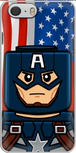 Capa Bricks Captain America for Iphone 6 4.7