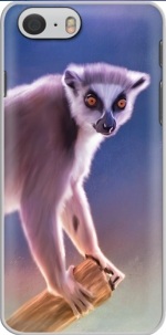 Capa Cute painted Ring-tailed lemur for Iphone 6 4.7