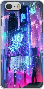 Capa Cyberpunk city night art for Iphone 6 4.7