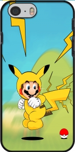 Capa Mario mashup Pikachu Impact-hoo! for Iphone 6 4.7