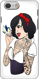 Capa Snow White Tattoo Bird for Iphone 6 4.7