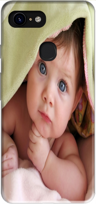 Capa Google Pixel 3 com imagens baby