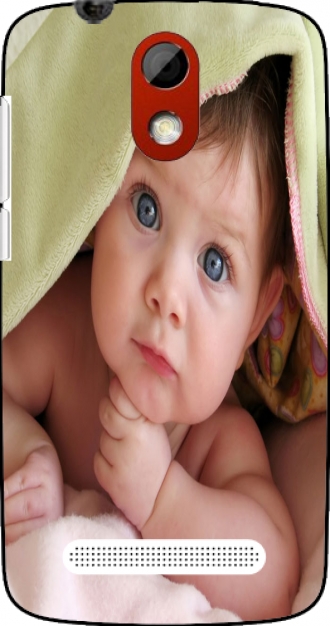 Capa HTC Desire 500 com imagens baby