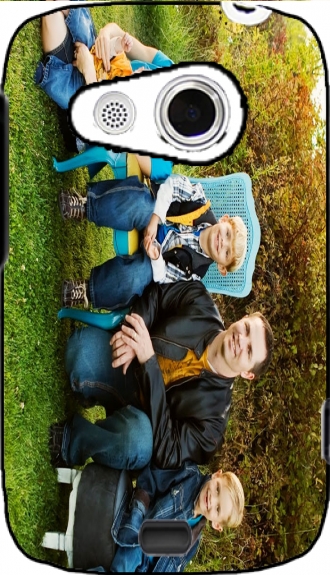 Capa HTC Desire C com imagens family