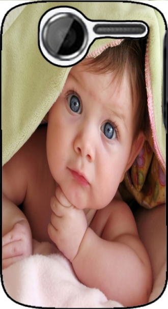 Capa HTC Desire com imagens baby
