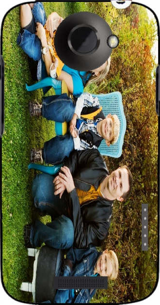 Capa HTC One X com imagens family