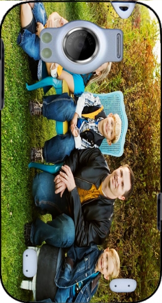 Capa HTC Sensation XL com imagens family