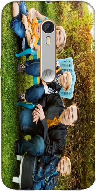 Capa Motorola Moto X Style com imagens family