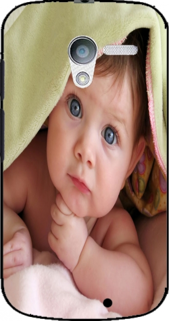 Capa Motorola Moto X com imagens baby