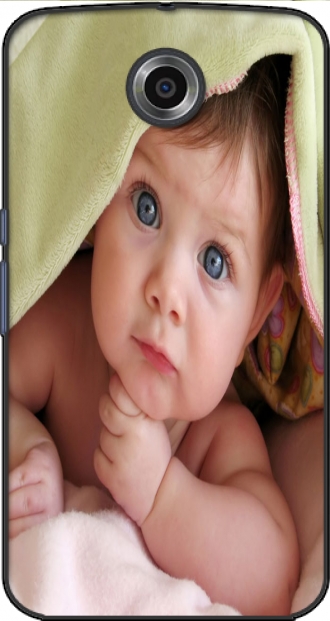 Silicone Google Nexus 6 com imagens baby