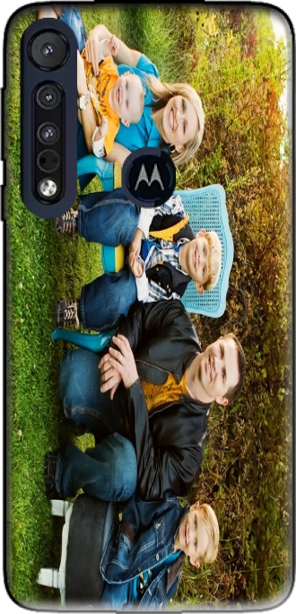 Silicone Motorola One Macro com imagens family