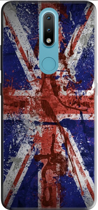Capa Nokia 2.4 com imagens flag