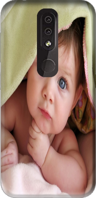 Silicone Nokia 4.2 com imagens baby