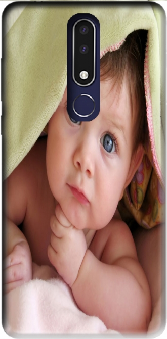 Silicone Nokia 5.1 Plus com imagens baby