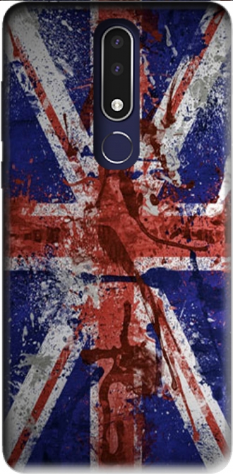 Silicone Nokia 5.1 Plus com imagens flag
