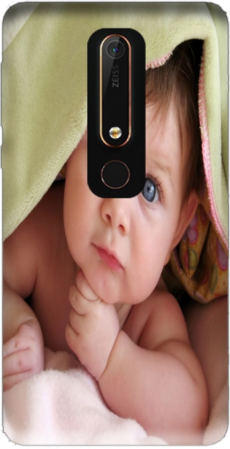 Silicone Nokia 6.1 com imagens baby